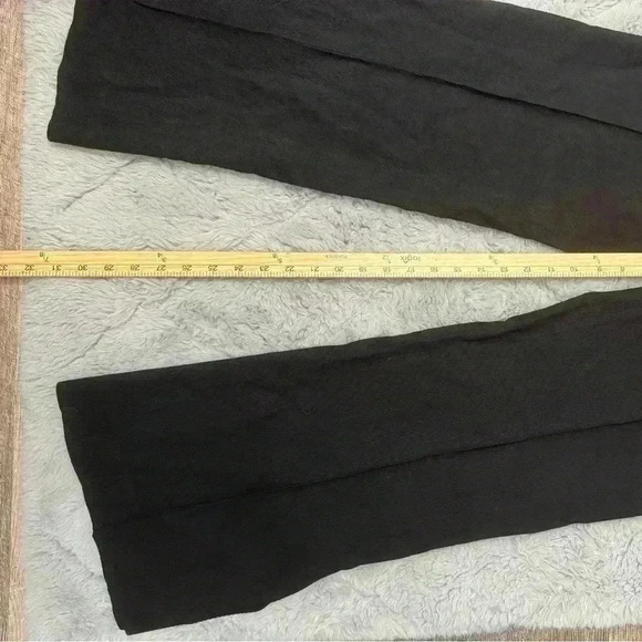 Akris Punto Black Wool Wide Leg Trousers Pants Size 6 IT 42 Minimalist Office - Picture 10 of 13